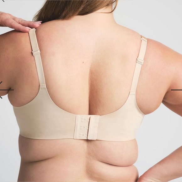 SKIMS 32D or 32C NIPPLE PUSH-UP BRA- Sand NWT - Picture 4 of 11